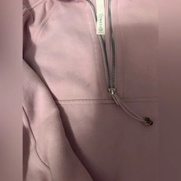lululemon athletica Light Pink quarter zip hoodie- SEE PHOTOS FOR ALL DETAILS - Picture 2 of 12